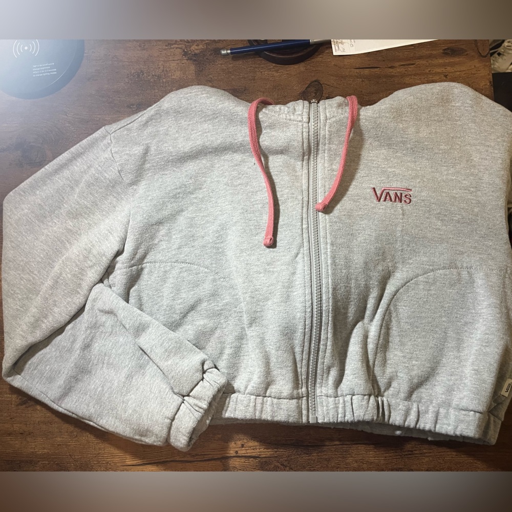 Vans Cropped Zip up